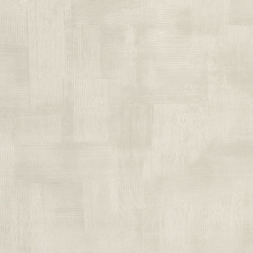 Luxusní geometrická tapeta na zeď krémová 64504, Materea, Limonta