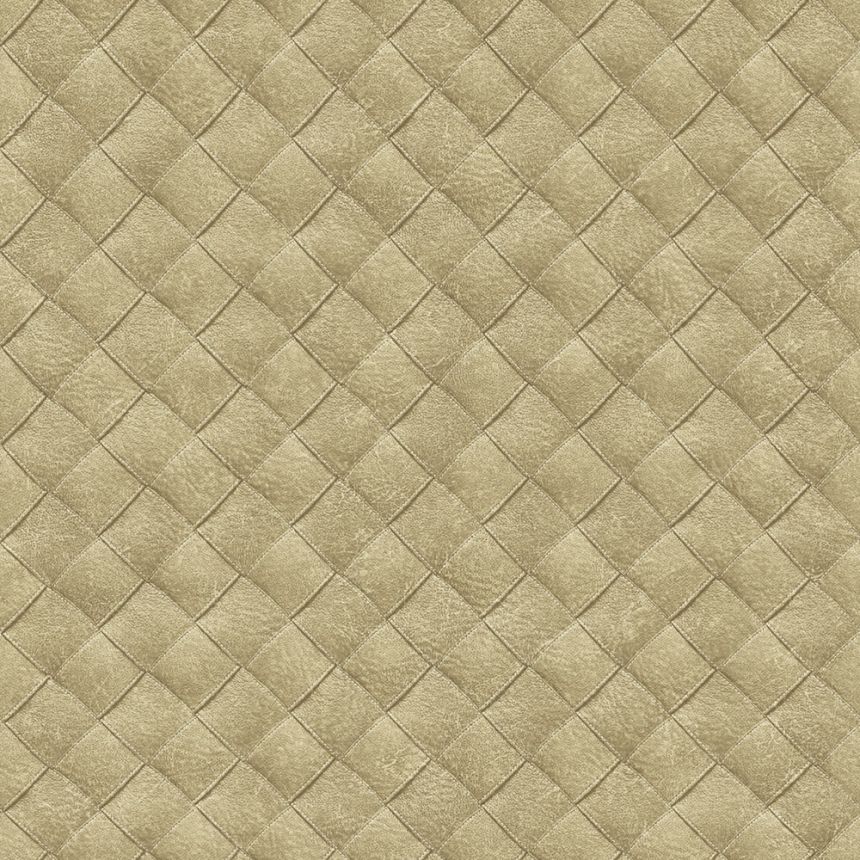 Vliesová béžová tapeta na zeď imitace kůže TA25071 Tahiti, Decoprint
