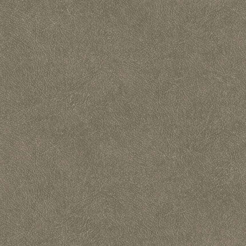 Vliesová tapeta na zeď, hnědá, imitace kůže, TA25024, Tahiti, Shades of Colour, Decoprint