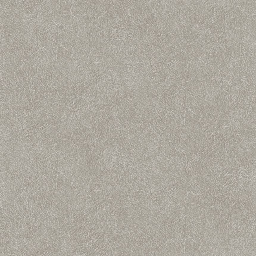 Vliesová šedá tapeta na zeď, imitace kůže TA25023 Tahiti, Shades of Colour, Decoprint