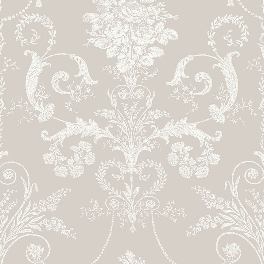 Zámecká vliesová tapeta na zeď, šedá, 113378, Laura Ashley Signature
