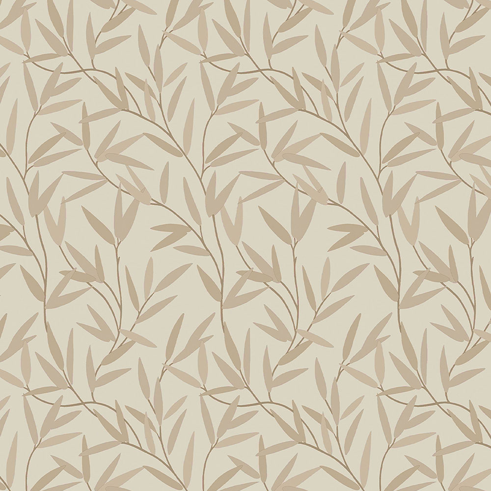 Vliesová tapeta na zeď s větvičkami hnědého bambusu 113365, Laura Ashley, Graham & Brown