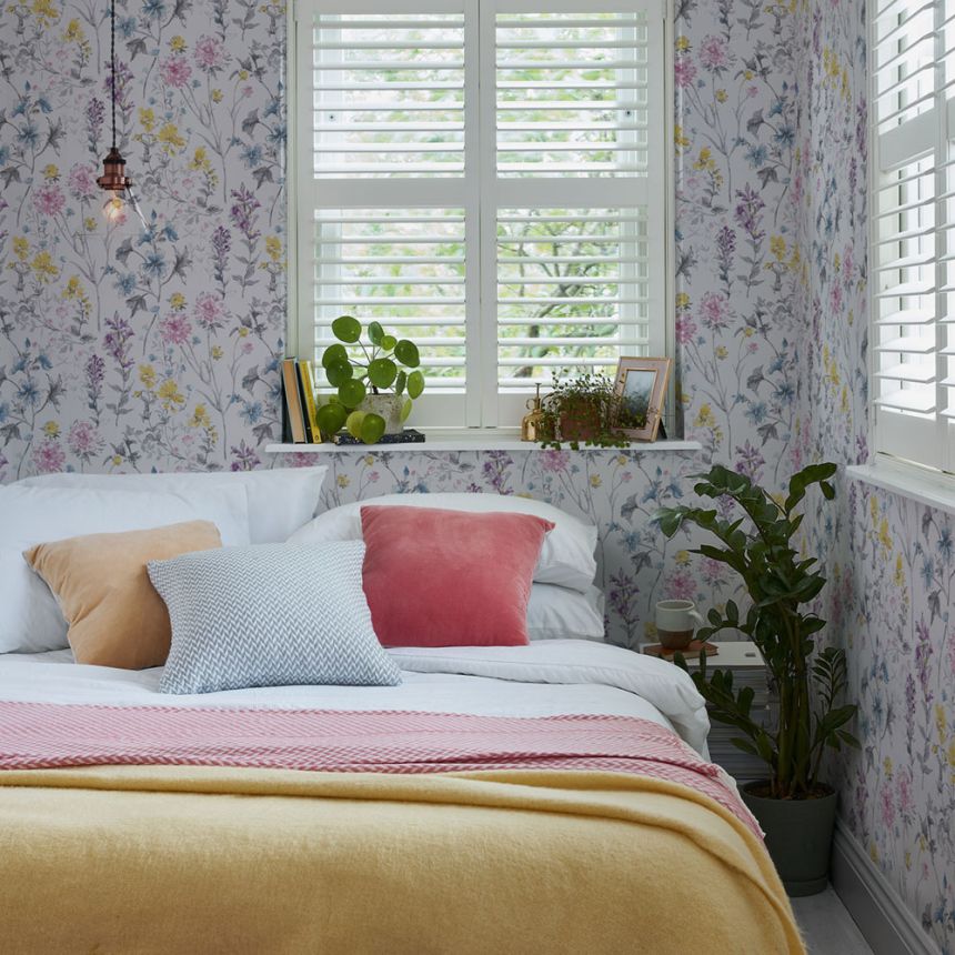 Vliesová tapeta na zeď, luční květy, 113363, Laura Ashley Signature