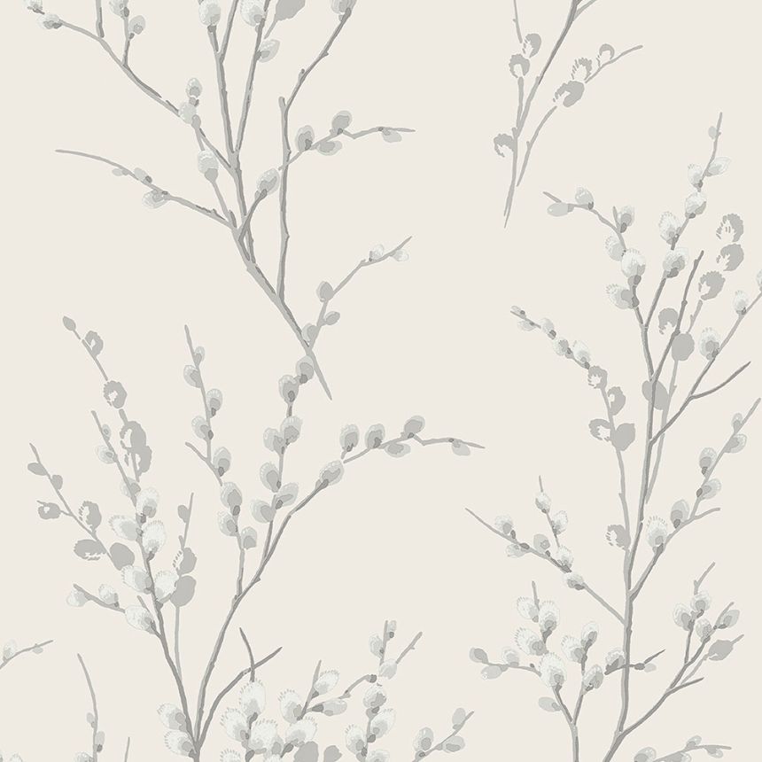 Vliesová tapeta na zeď, krémová,  větvičky, 113359, Laura Ashley Signature