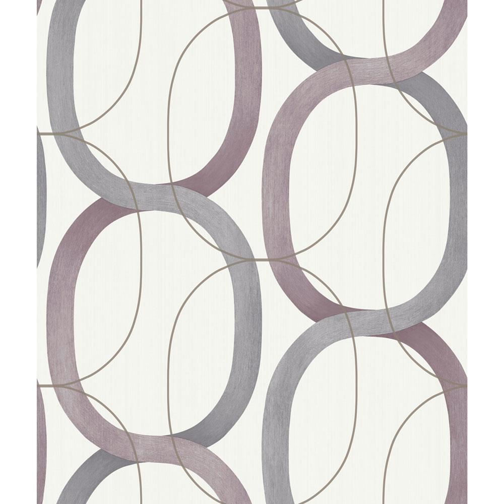 Vliesová tapeta na zeď, fialový geometrický vzor OS4216, Modern Nature II, York