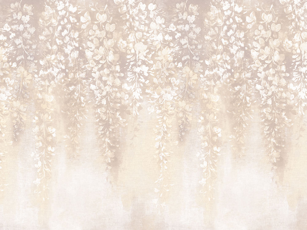 Vliesová obrazová tapeta, Listy, Z66895, 5,10 X 3 m, Satin Flowers, Zambaiti Parati