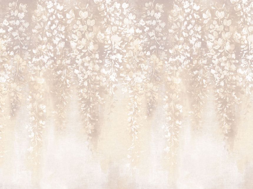 Vliesová obrazová tapeta, Listy, Z66895, 5,10 X 3 m, Satin Flowers, Zambaiti Parati
