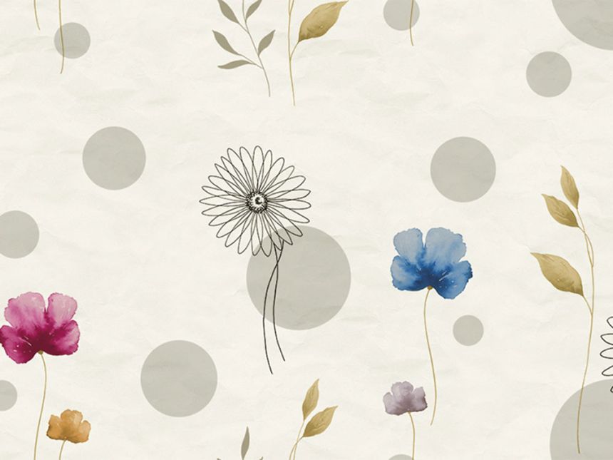 Vliesová obrazová tapeta, Květy, Z66886, 5,10 X 3 m, Satin Flowers, Zambaiti Parati
