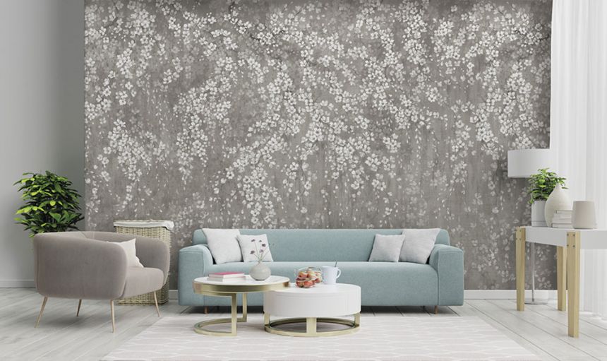 Vliesová obrazová tapeta, Květy, Z66876, 5,10 X 3 m, Satin Flowers, Zambaiti Parati