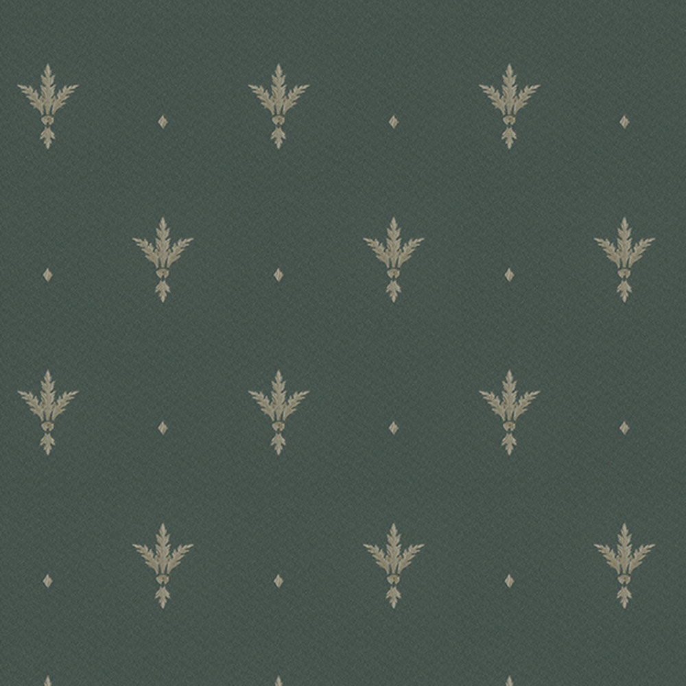 Zelená vliesová zámecká tapeta na zeď, Z66851, Satin Flowers, Zambaiti Parati