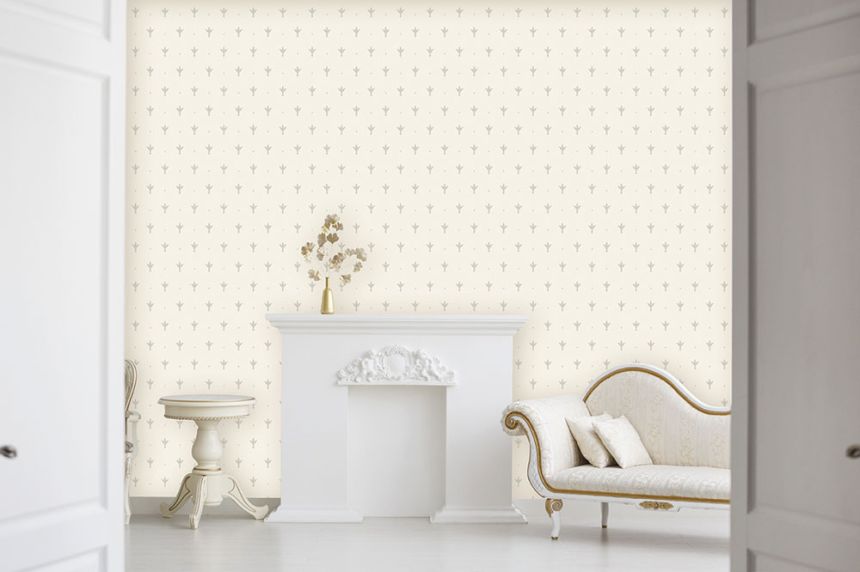 Zelená vliesová zámecká tapeta na zeď, Z66851, Satin Flowers, Zambaiti Parati
