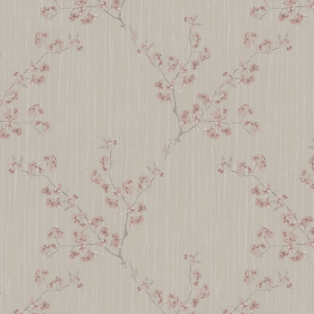 Béžová vliesová tapeta na zeď květiny, Z66833, Satin Flowers, Zambaiti Parati