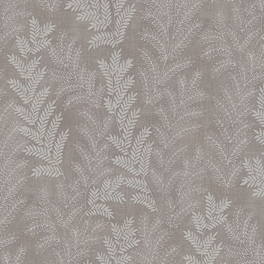 Hnědá vliesová tapeta na zeď, Listy, Z66815, Satin Flowers, Zambaiti Parati