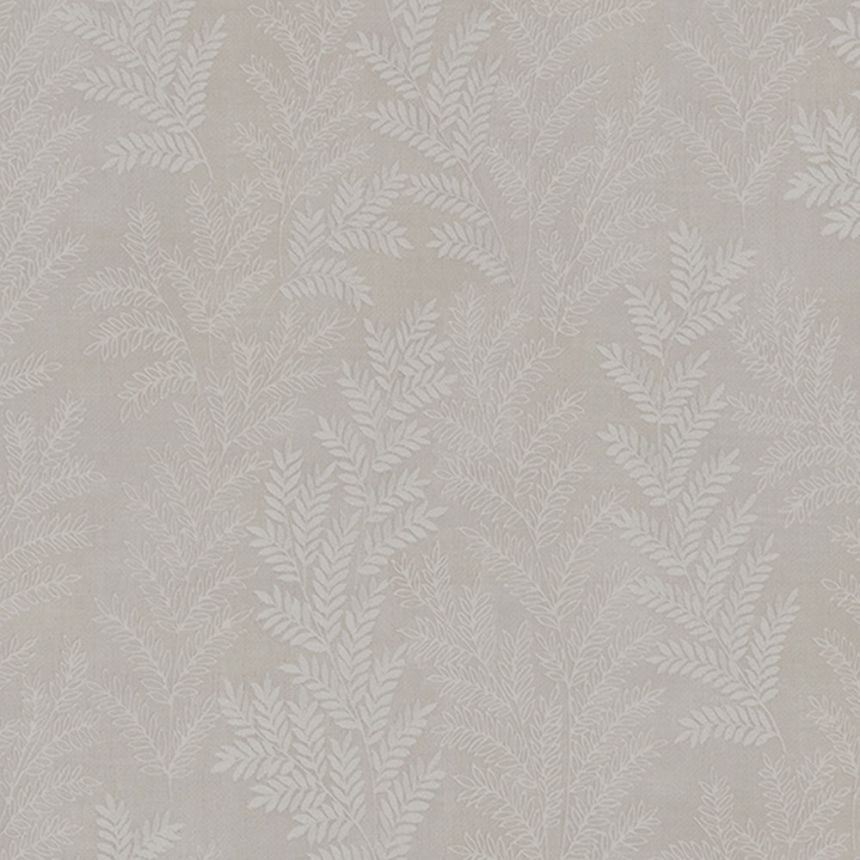 Béžová vliesová tapeta na zeď, Listy, Z66813, Satin Flowers, Zambaiti Parati