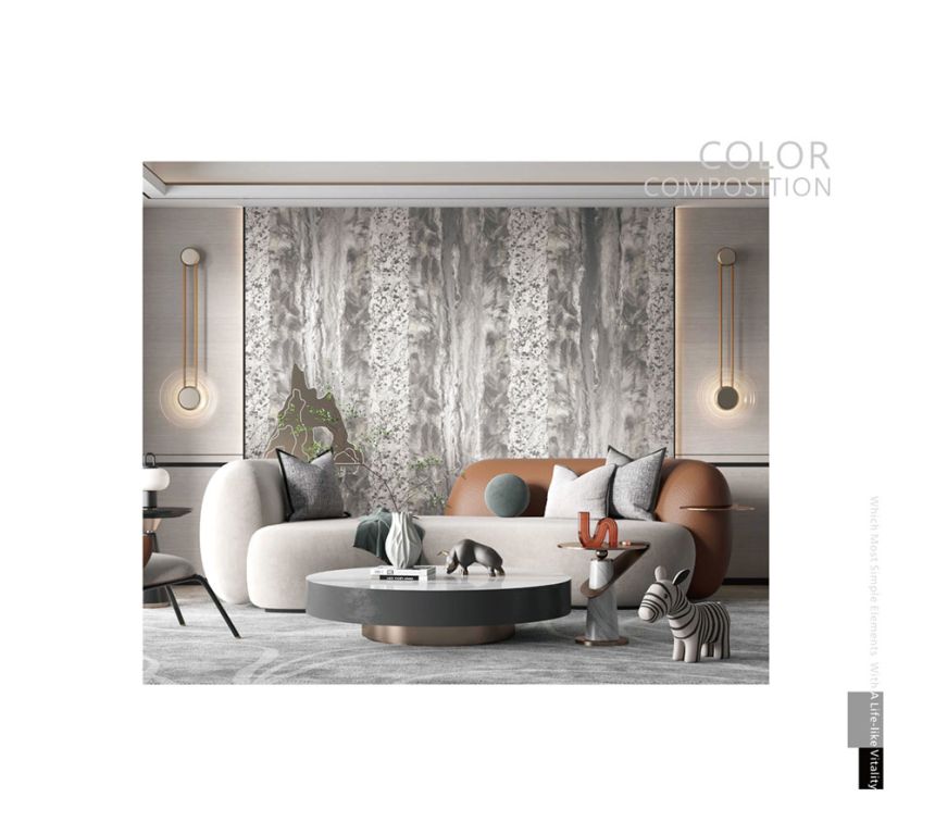 Luxusní vliesová tapeta na zeď, šedo-zlatý mramor WL221504, Wll-for 2, Vavex 